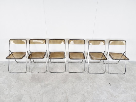 Image 1 of Vintage klapstoelen, jaren 70, set van 6