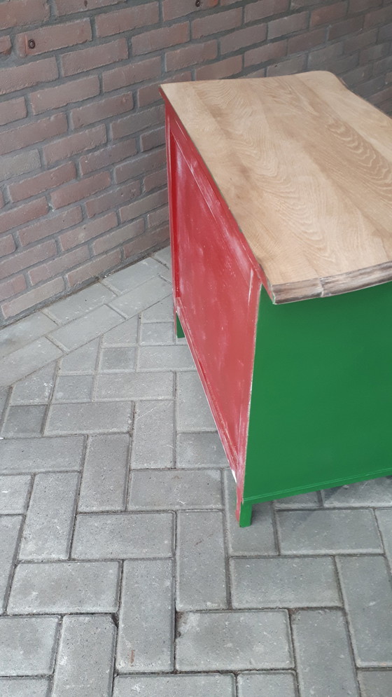 Image 1 of Groen vintage buikkastje