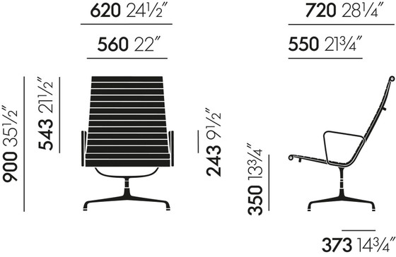 Image 1 of Herman Miller Eames fauteuil