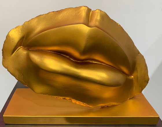 Image 1 of René Rikkelman - Sensuele lippen - S - Goud