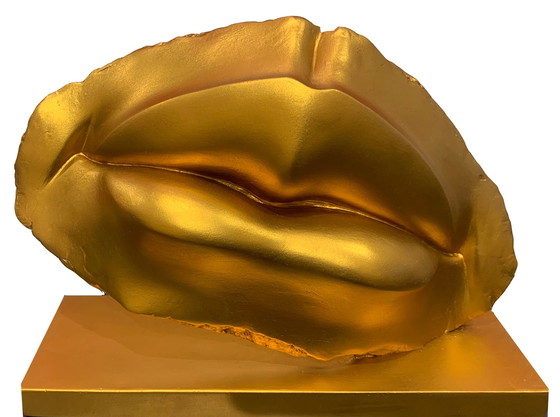 Image 1 of René Rikkelman - Sensuele lippen - S - Goud