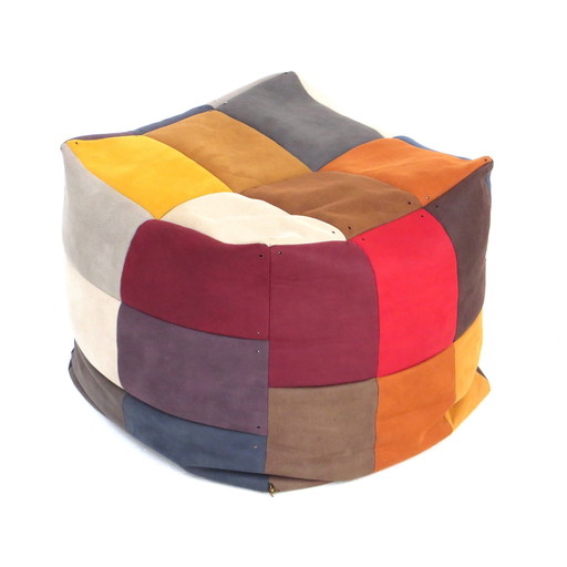 Handmade Patchwork Pouf