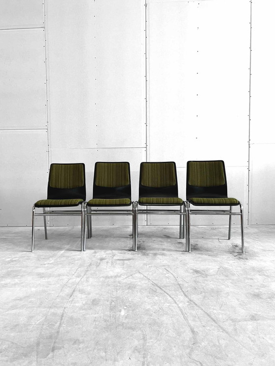 Image 1 of Vintage Stoel 6x-SET Midcentury jaren 60 70 