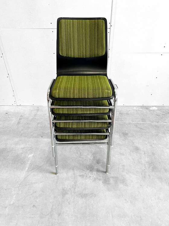 Image 1 of Vintage Stoel 6x-SET Midcentury jaren 60 70 