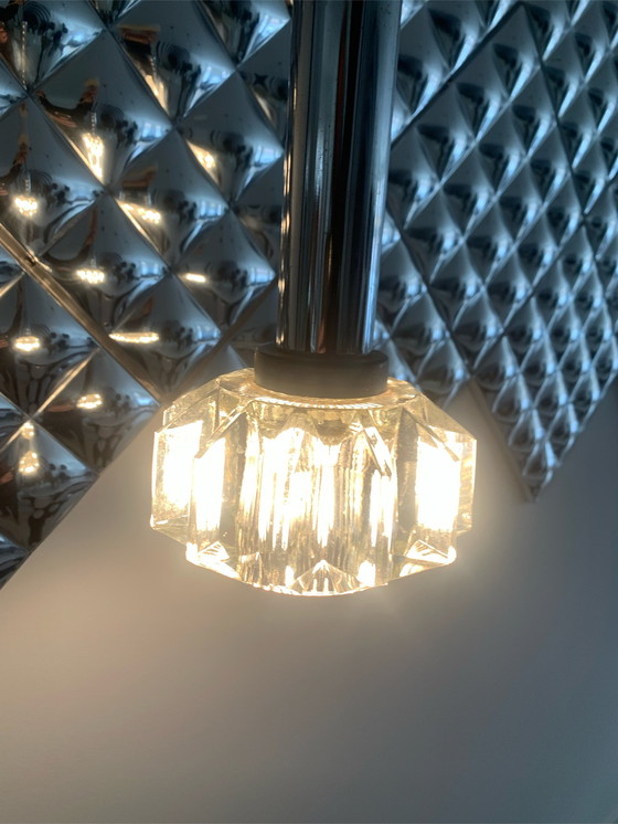 Image 1 of Vintage lampje met geslepen glas