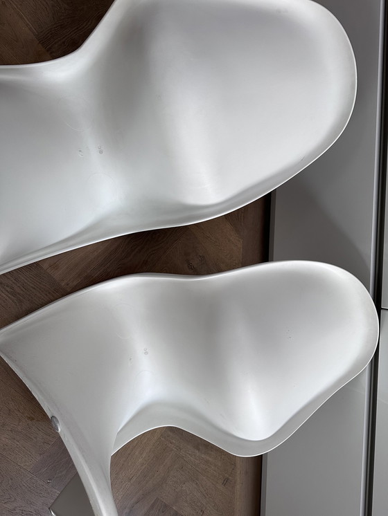 Image 1 of 2x Vitra Panton eetkamerstoel