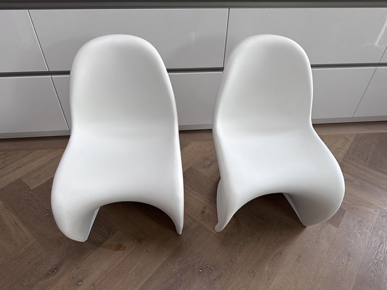 Image 1 of 2x Vitra Panton eetkamerstoel