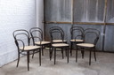 Set van 6 Thonet 214 en 214F stoelen