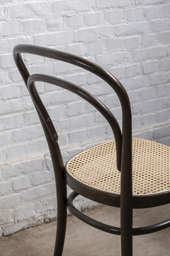 Image 1 of Set van 6 Thonet 214 en 214F stoelen