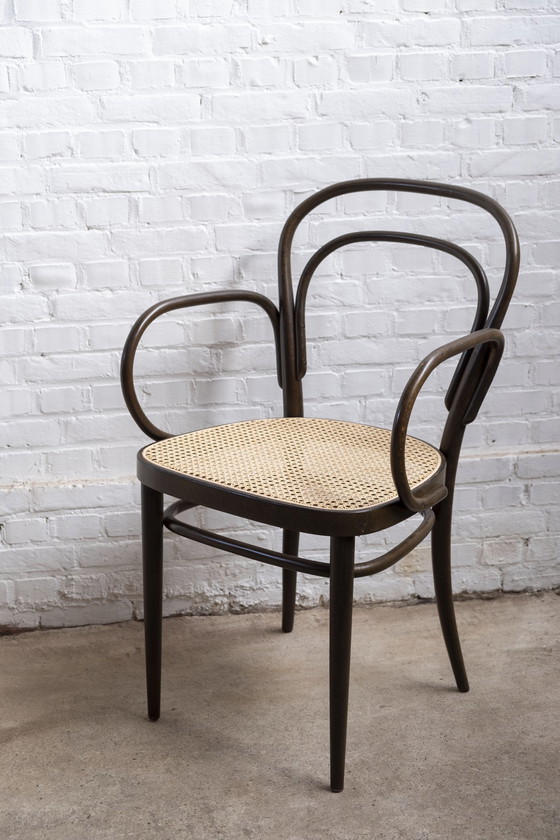 Image 1 of Set van 6 Thonet 214 en 214F stoelen