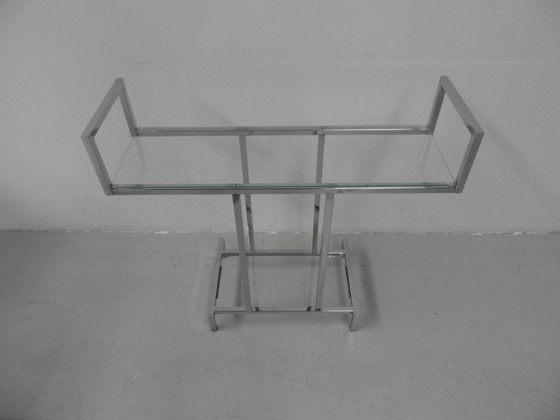 Image 1 of Midcentury chrome sidetable 1960's