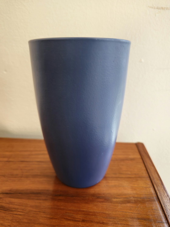 Image 1 of Vintage West Germany Blauwe Vaas