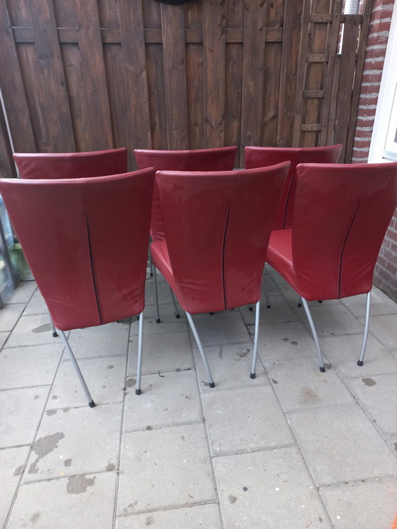 Image 1 of 6x Montis Spica stoelen