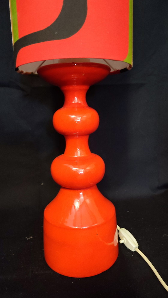 Image 1 of Vintage tafellamp met kap