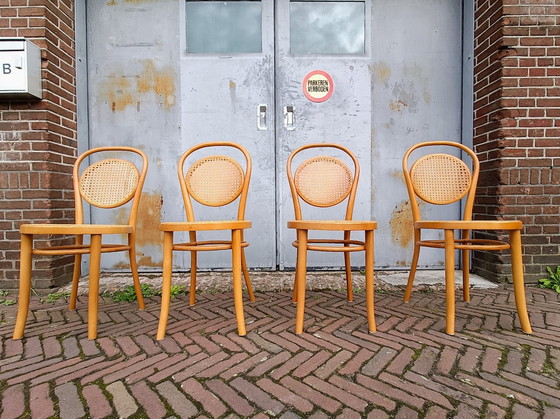 Image 1 of 4x vintage eetkamerstoel