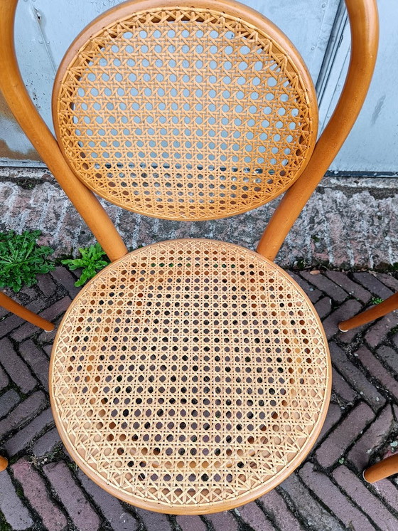 Image 1 of 4x vintage eetkamerstoel