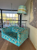 Designer Guild loveseat fauteuil