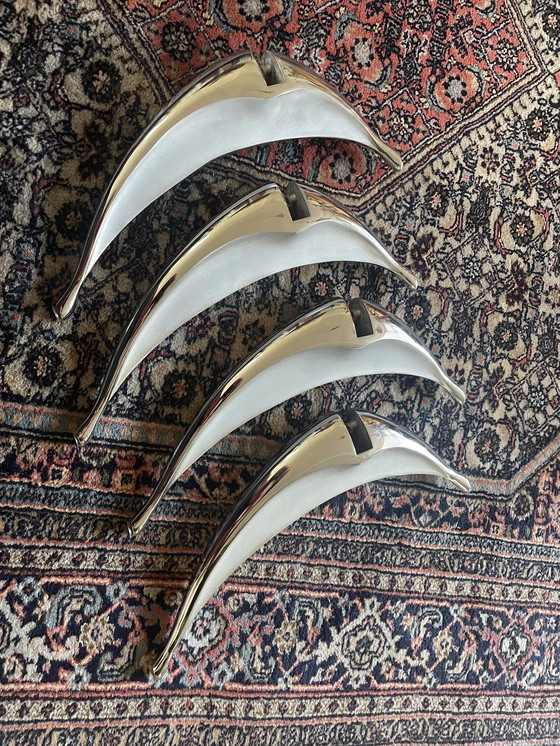 Image 1 of Vintage “shark fin” design salontafel