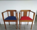 Modernistische art deco stoelen vintage