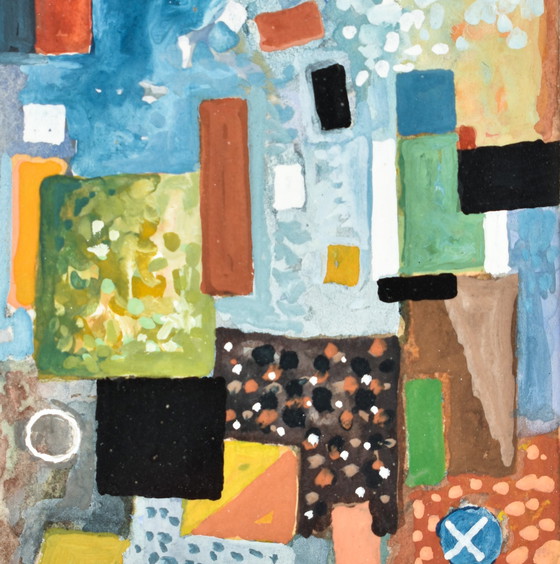 Image 1 of Léon Savelsberg - Abstracte compositie