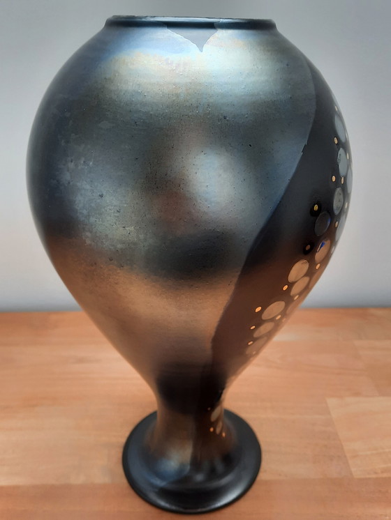 Image 1 of Vintage Verzolini questa majolica vaas