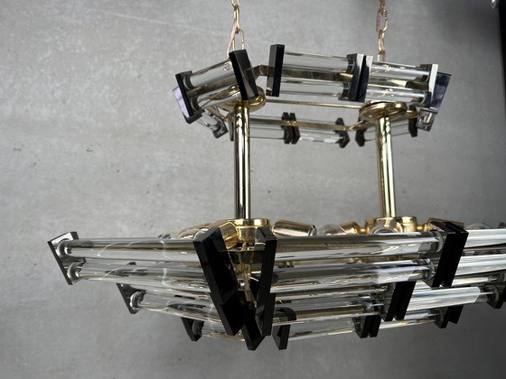 Image 1 of Vintage Italiaanse kroonluchter kristal