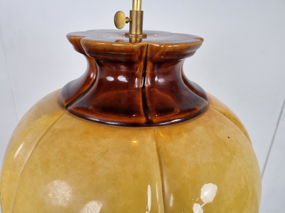 Image 1 of Vintage italiaanse keramische vloerlamp