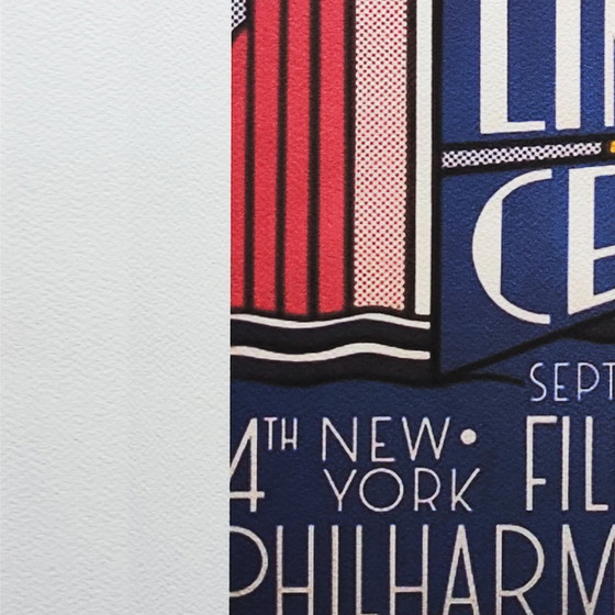 Image 1 of Vintage Roy Lichtenstein "Lincoln Center" Limited Edition lithografie