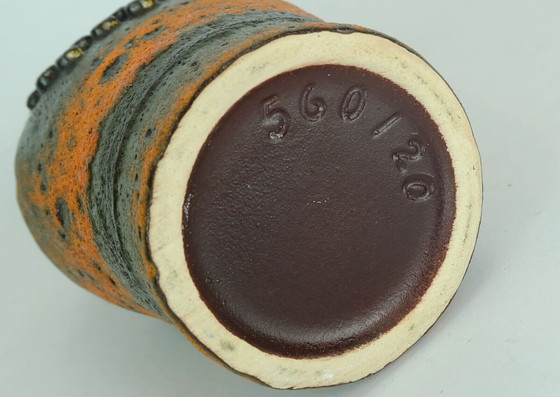Image 1 of zeldzame vintage 1960's fat lava robot VASE u-keramik modelnummer 560/20