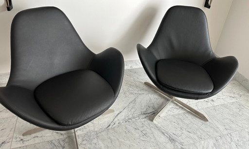 2x Calligaris fauteuils