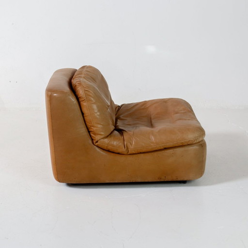 Leren Dreipunkt lounge fauteuil