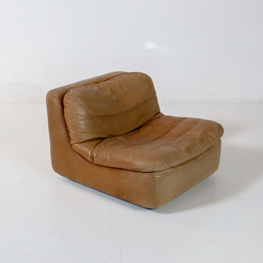 Leren Dreipunkt lounge fauteuil