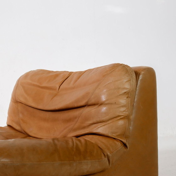 Image 1 of Leren Dreipunkt lounge fauteuil