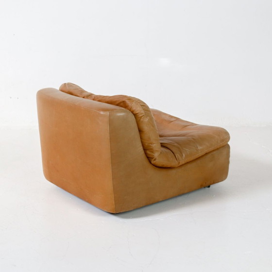 Image 1 of Leren Dreipunkt lounge fauteuil