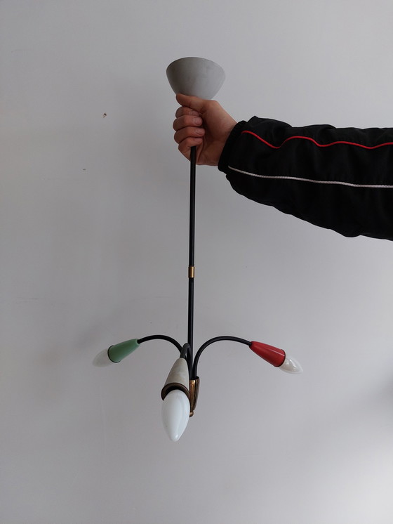 Image 1 of Ceiling light spider tricolor