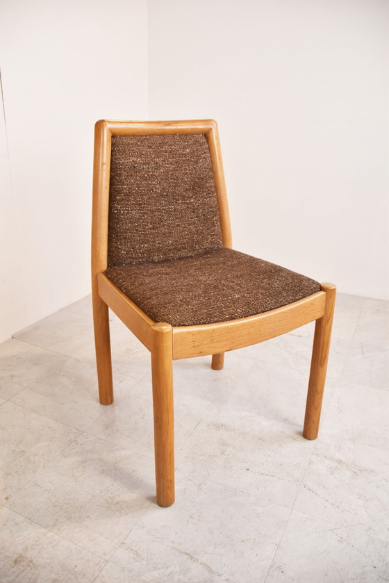 Image 1 of 8 x vintage scandinavische eetkamerstoel