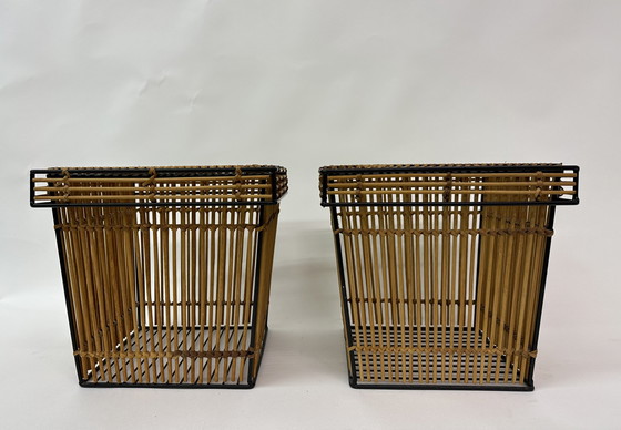Image 1 of 2x Vintage storage basket