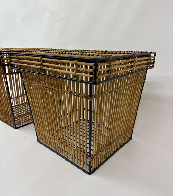 Image 1 of 2x Vintage storage basket