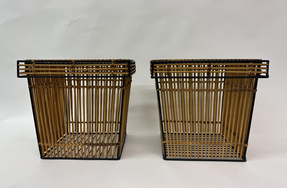 Image 1 of 2x Vintage storage basket