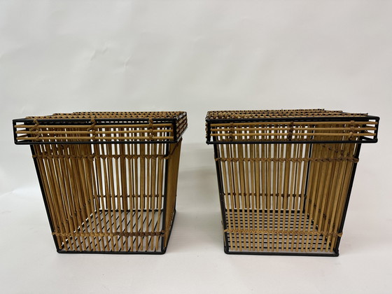 Image 1 of 2x Vintage storage basket