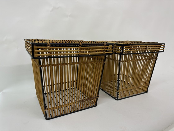 Image 1 of 2x Vintage storage basket
