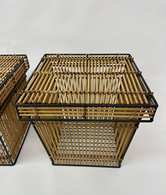 Image 1 of 2x Vintage storage basket