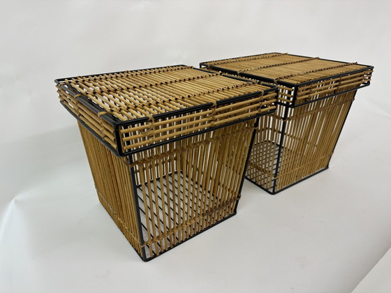 Image 1 of 2x Vintage storage basket