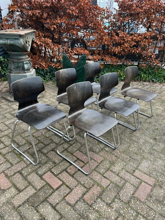 Image 1 of 4x Flototto eetkamerstoelen