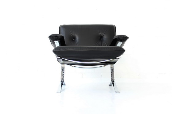 Image 1 of 1x Olivier Mourgue voor Airborne Int. “Joker” lounge stoel / Fauteuils, Frankrijk 1964