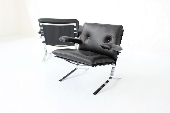 Image 1 of 1x Olivier Mourgue voor Airborne Int. “Joker” lounge stoel / Fauteuils, Frankrijk 1964