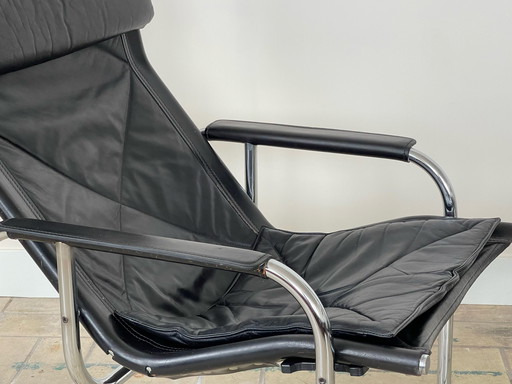 Strässle fauteuil 1127 met hocker