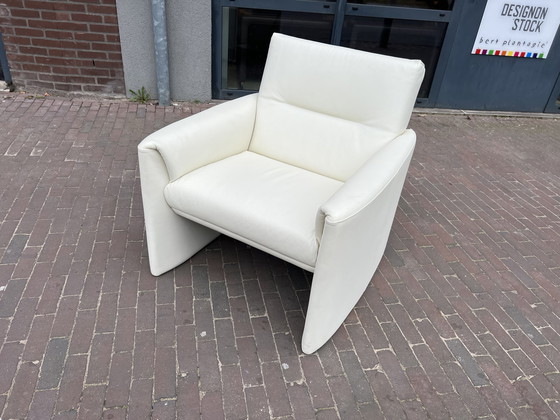 Image 1 of Leolux Bora Vista Fauteuil Egret leer