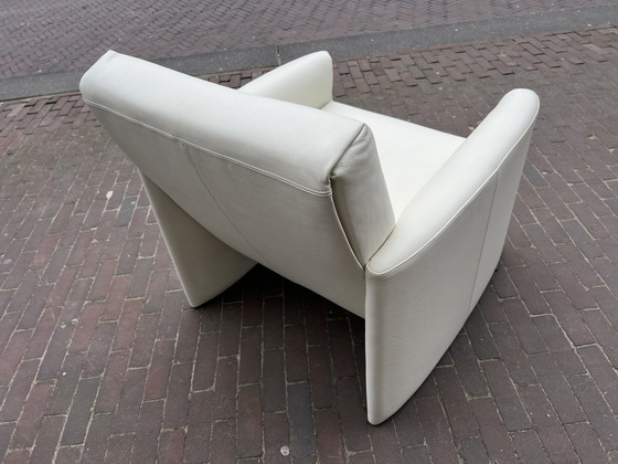 Image 1 of Leolux Bora Vista Fauteuil Egret leer