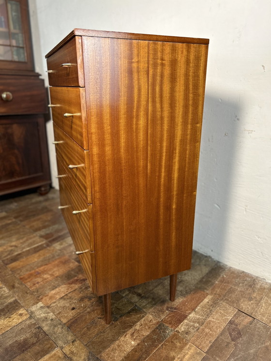 Image 1 of Mid Century Teak Chest of Drawers